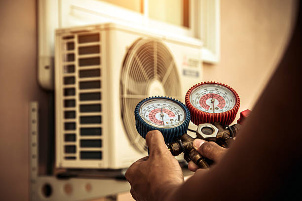 Professional Air Conditioning Service technician working in Central City, CO